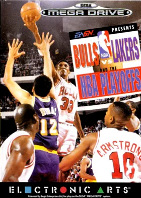 Bulls vs Lakers and the NBA Playoffs (USA, Europe) box cover front